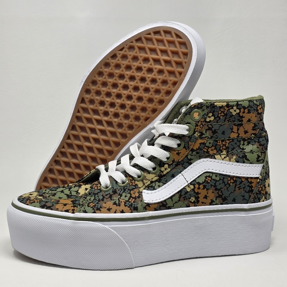 Vans Sk8-Hi Tapered Stackform Legendary High Top Shoes Green Women’s Size 5 New - Picture 1 of 11
